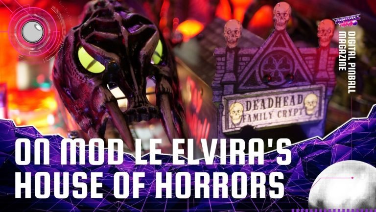 On mod le flipper Elvira’s house of horrors de Stern