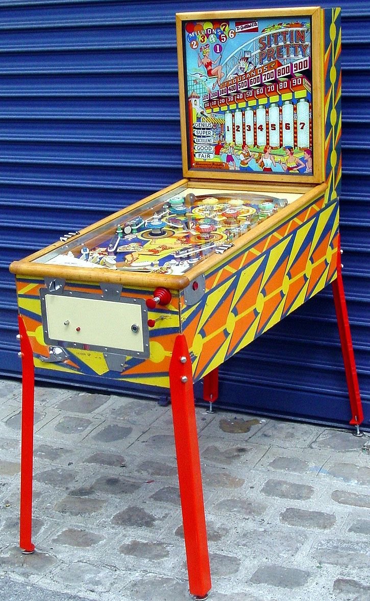 Vintage flipper game -  France