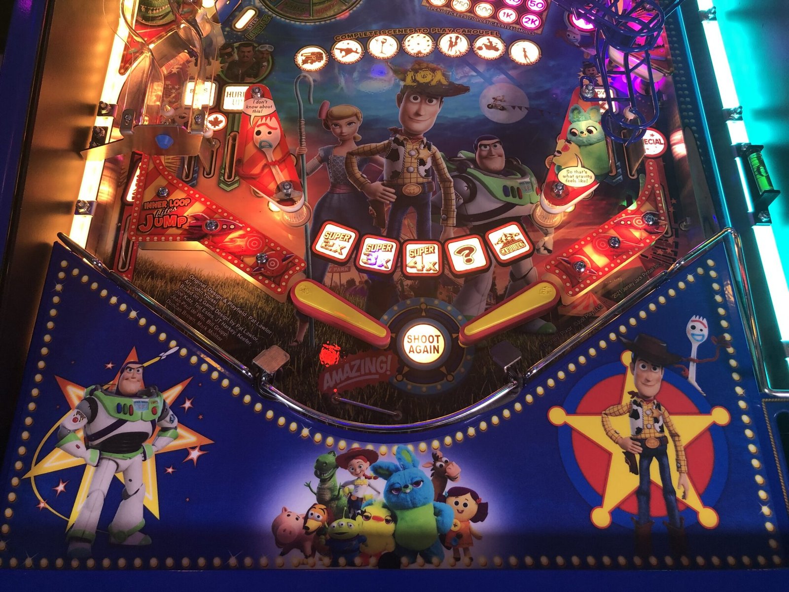 STICKERS TOYS STORY pour Pincab Pinball Flipper EUR 110,00 - FR