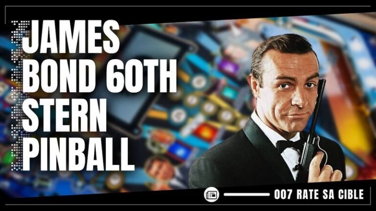 Le flipper James Bond 60th Anniversary | Stern Pinball | Premier aperçu