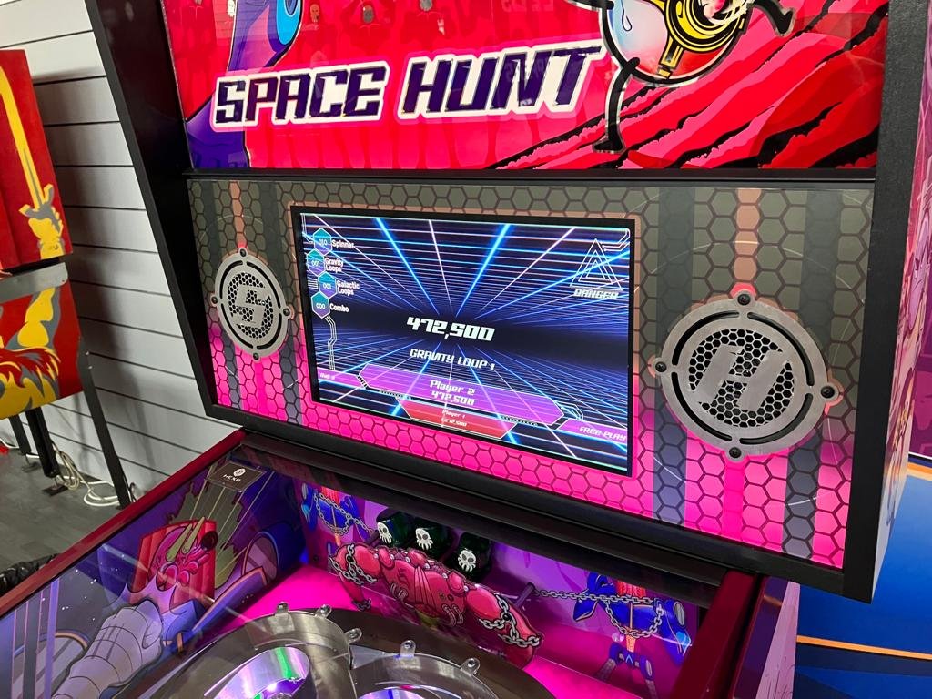 animation 2 flipper space hunt - hexa pinball