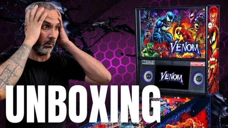 Flipper Venom Stern Pinball Vidéo unboxing par Pinball Mag
