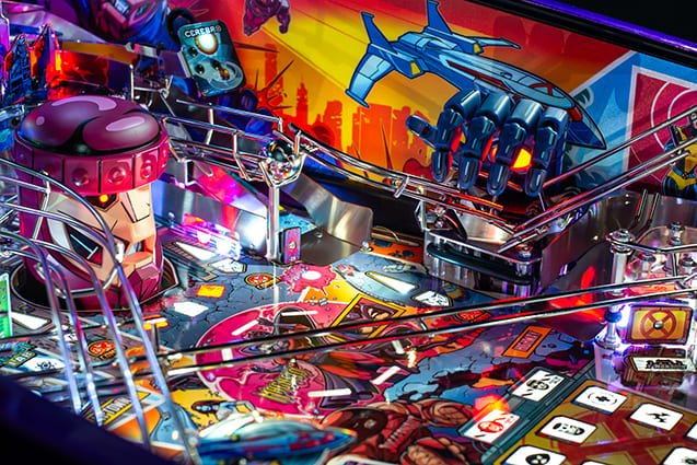 Flipper Uncanny X-Men - Stern Pinball - Détail