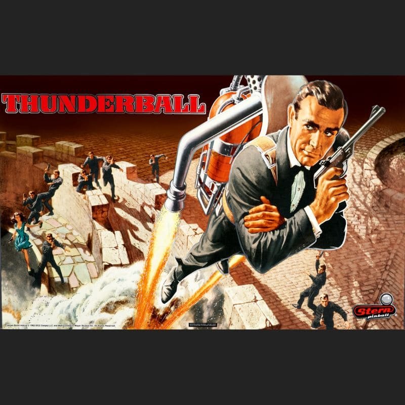 James Bond Pinball Backglass Lazarus Pinkult Flipper