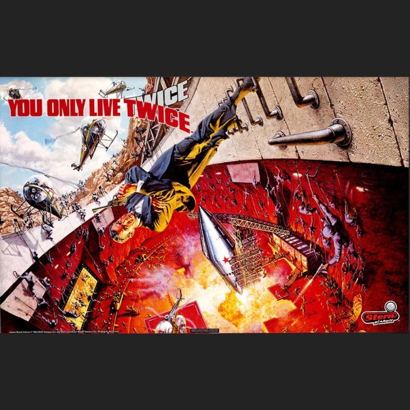 James Bond Pinball Backglass Lazarus Pinkult Flipper