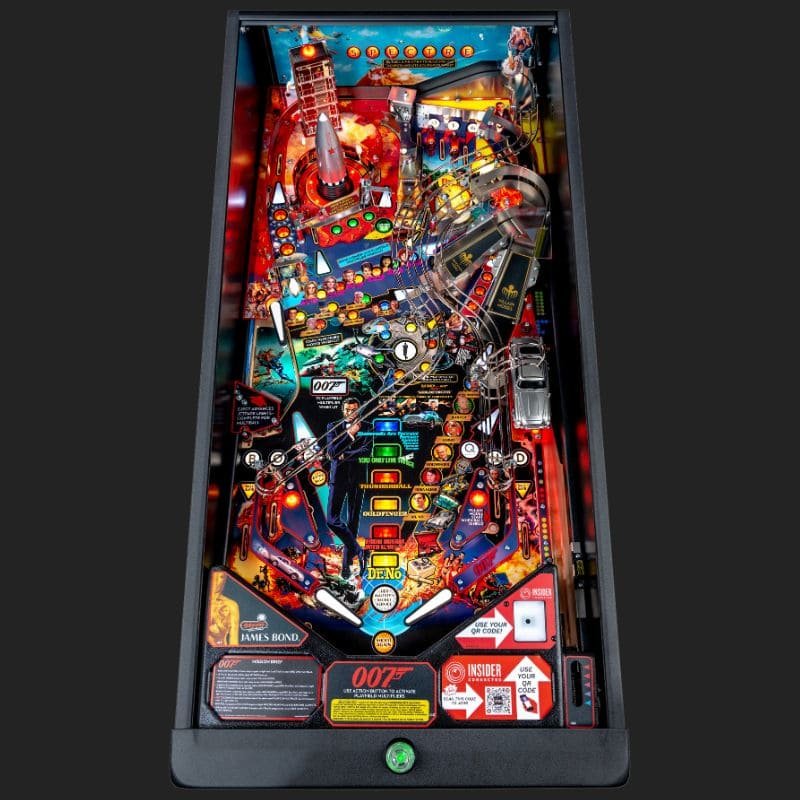 James Bond Pinball Playfield Lazarus Pinkult Flipper