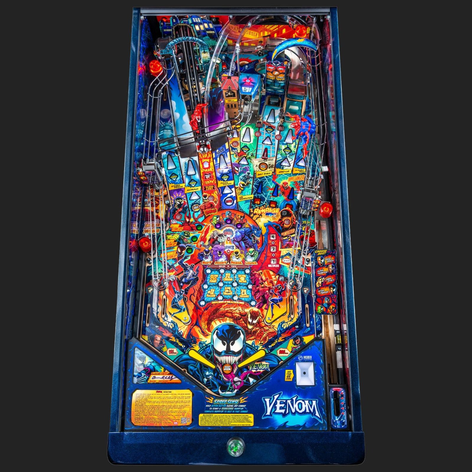 Playfield Venom Pinball Flipper Lazarus