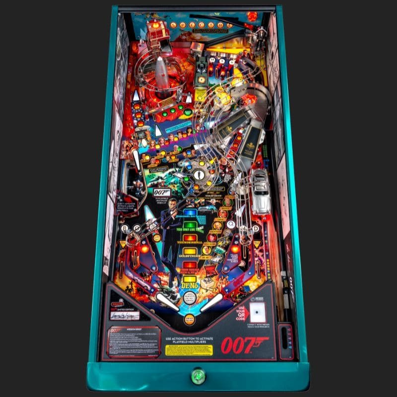 James Bond Pinball Playfield Lazarus Pinkult Flipper