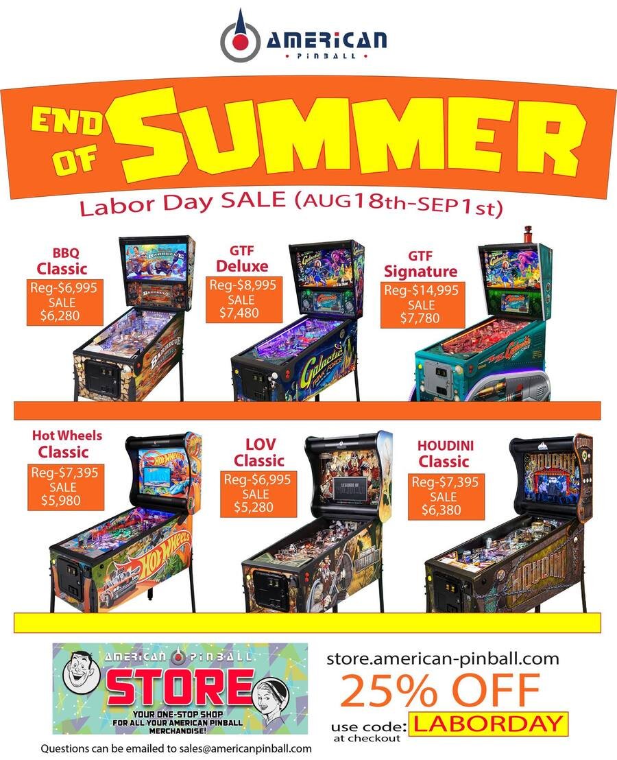 Promotion American Pinball End of Summer (1)