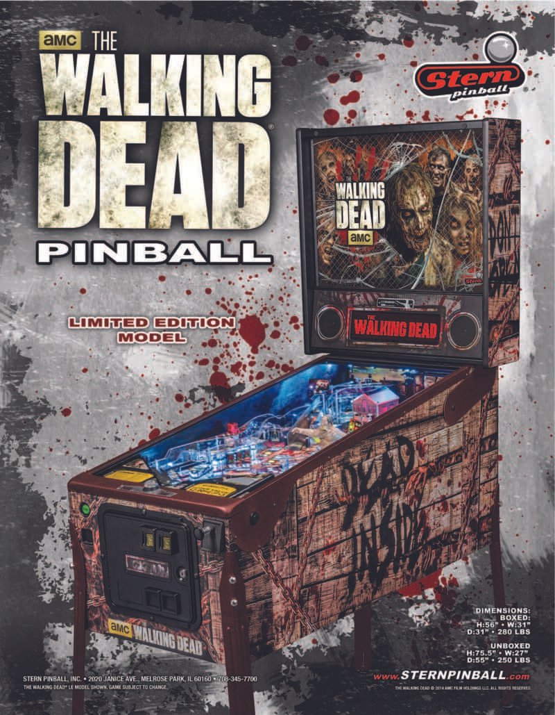 Flipper The Walking Dead Flyer Limited Edition 2014