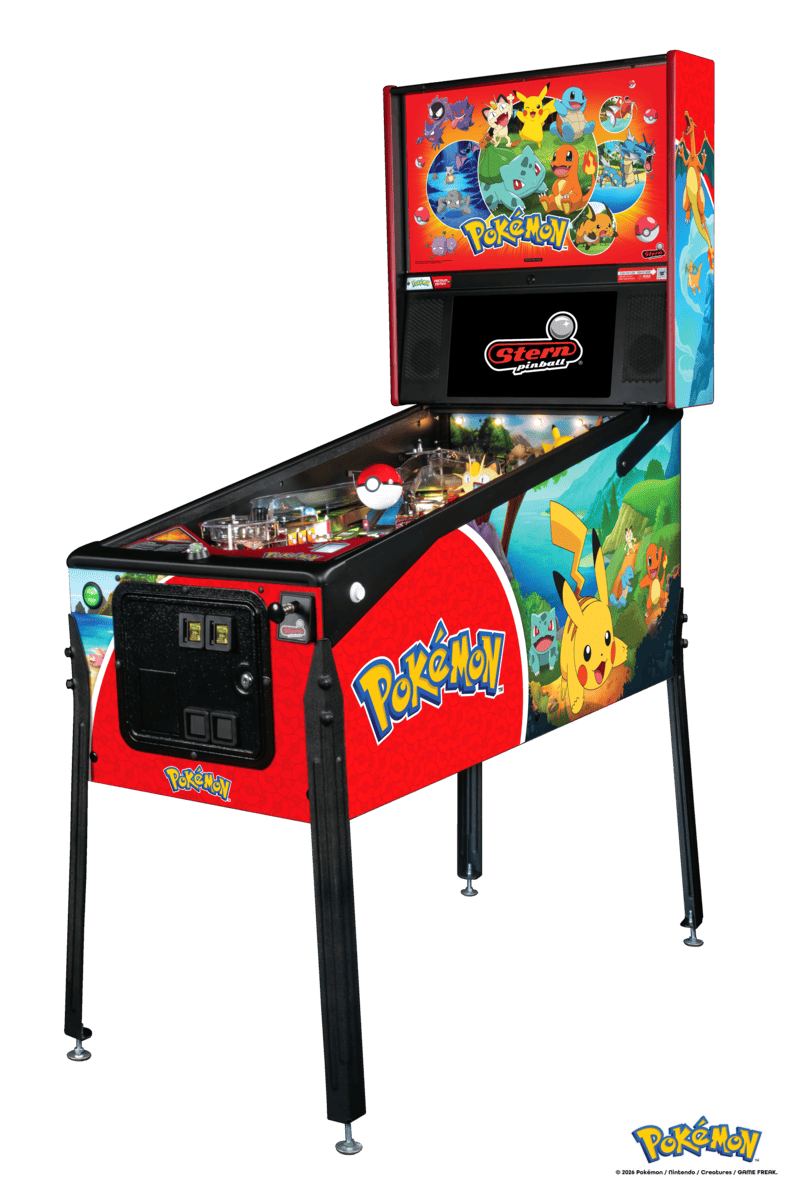 Flipper Pokémon Stern Pinball Caisse Premium
