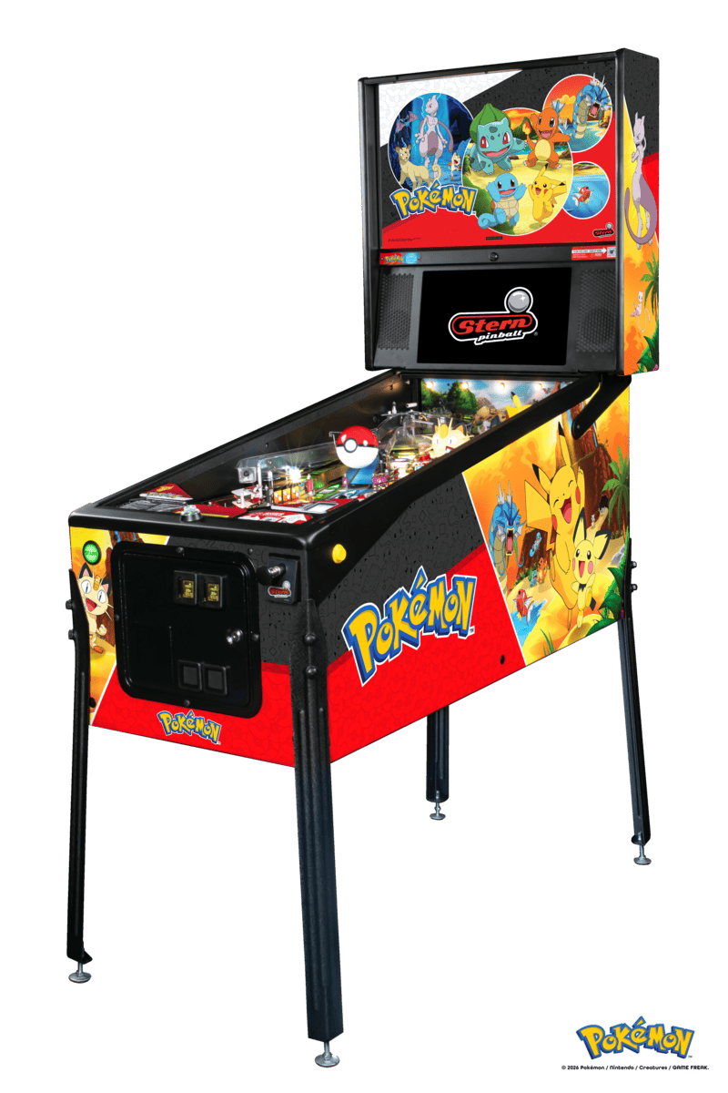 Flipper Pokémon Stern Pinball Caisse Pro