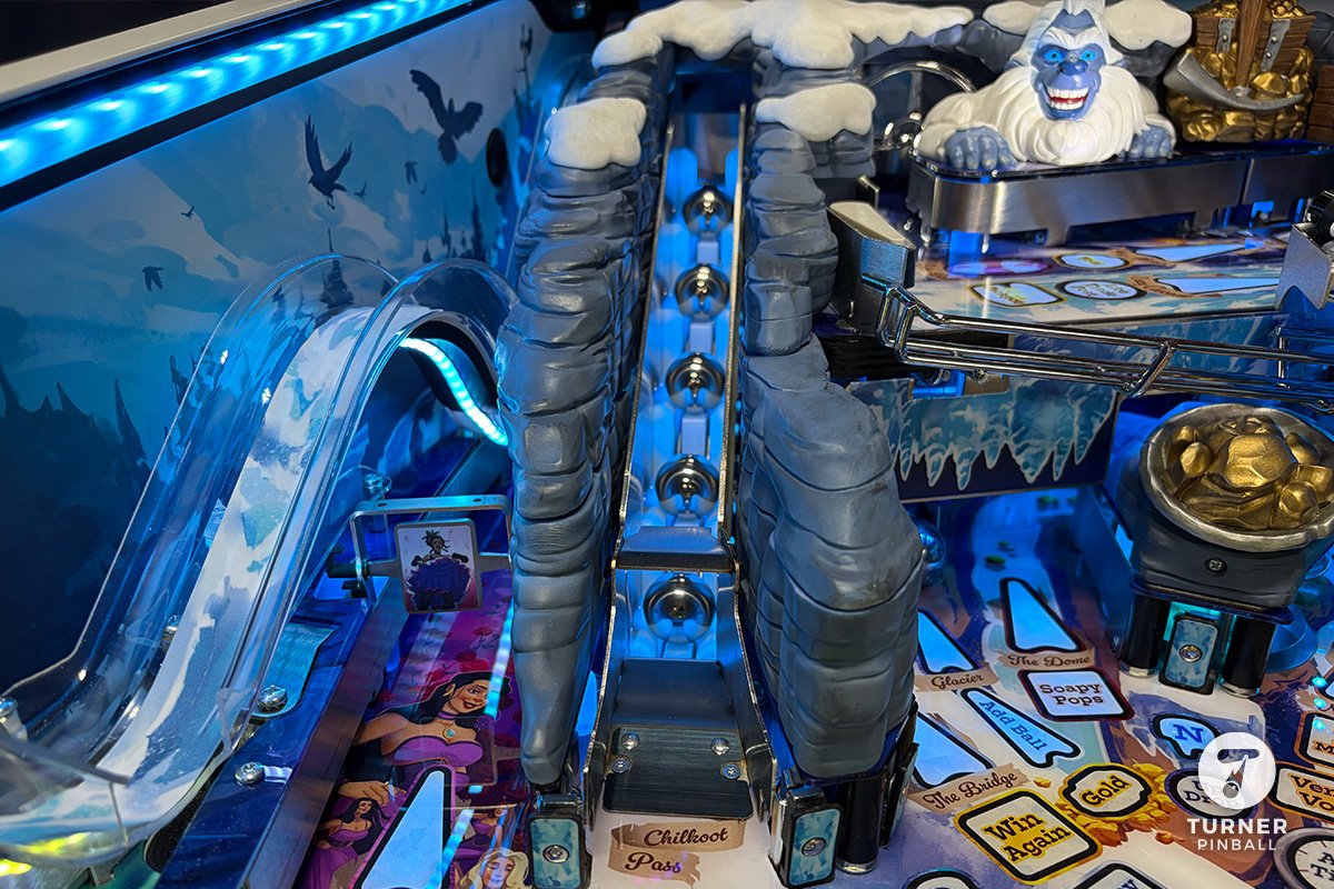 Flipper Yukon Yeti Turner Pinball Ball lock