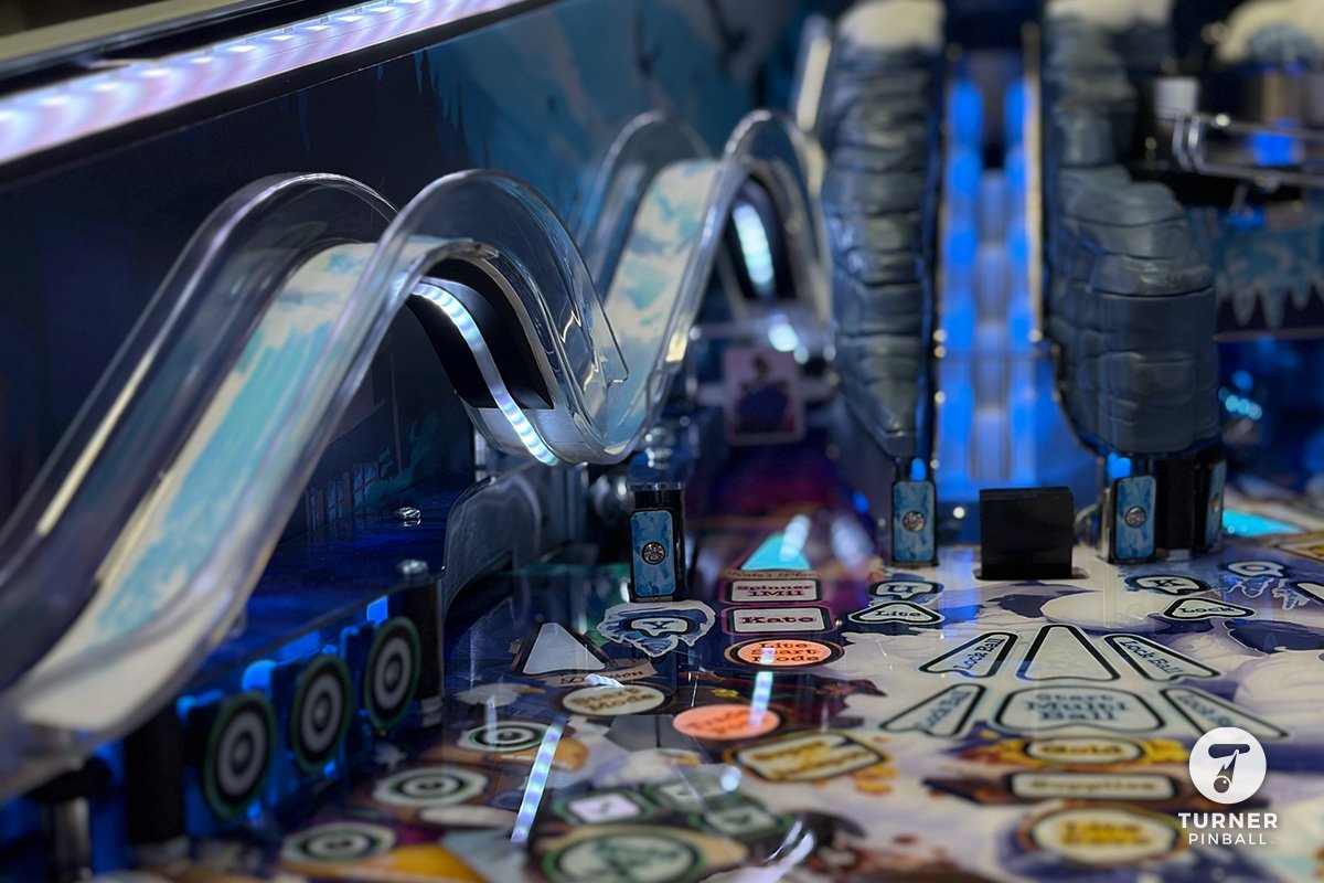 Flipper Yukon Yeti Turner Pinball Rampe rapides