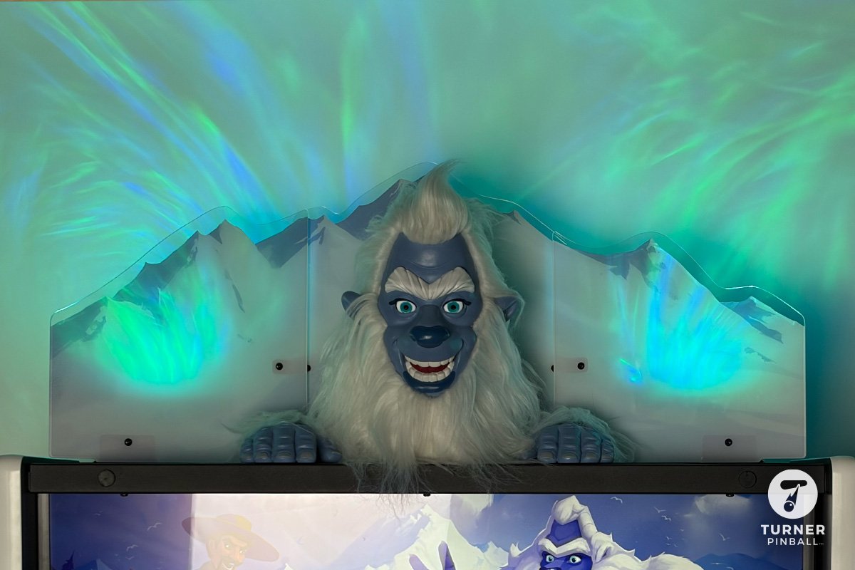 Flipper Yukon Yeti Turner Pinball Topper